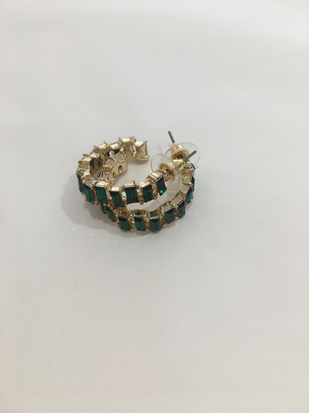 Estelle hoop earrings | Emerald
