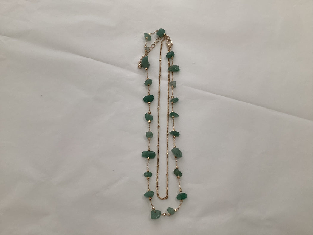 Amal layered necklace | Olive