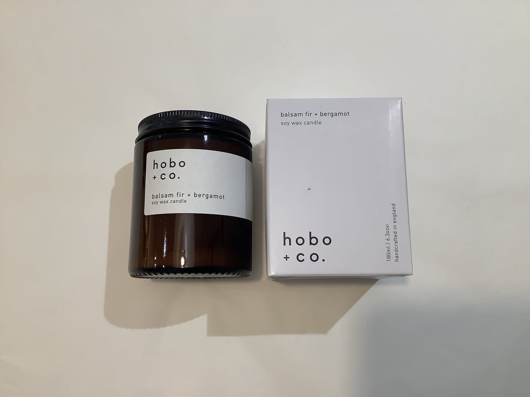 Hobo candle | Balsam fir + bergamot