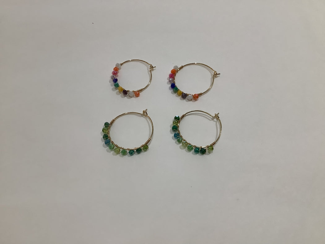 Ling Earrings | Green