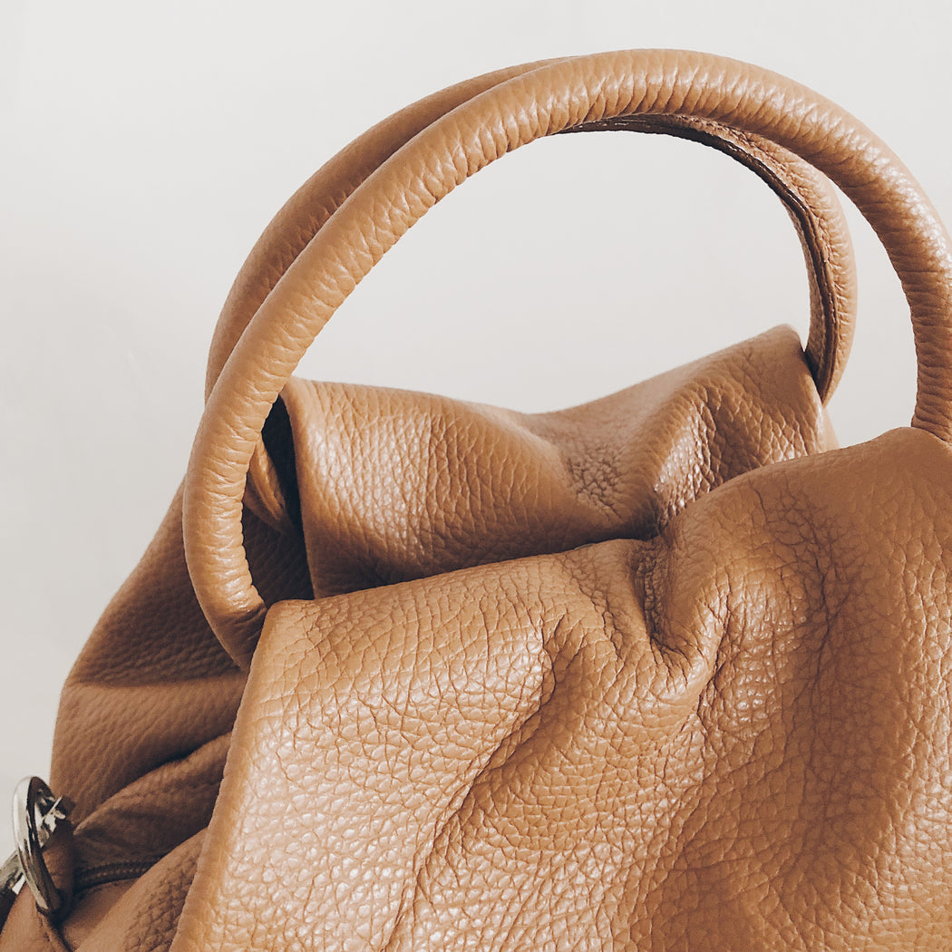 Thea leather bag | Tan