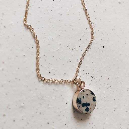 Renai necklace | Dalmatian | Gold