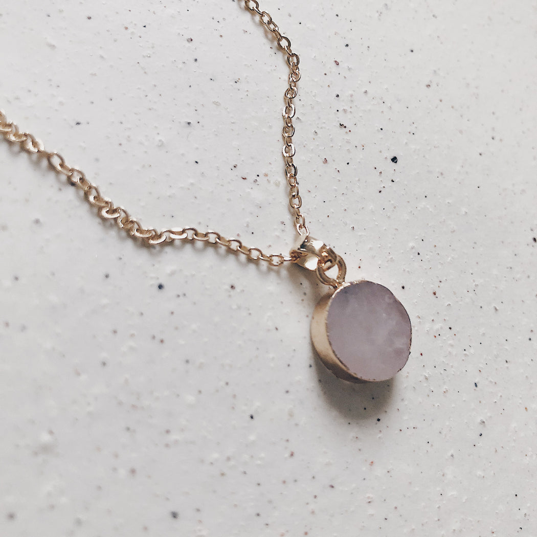 Renai necklace | Rose | Gold