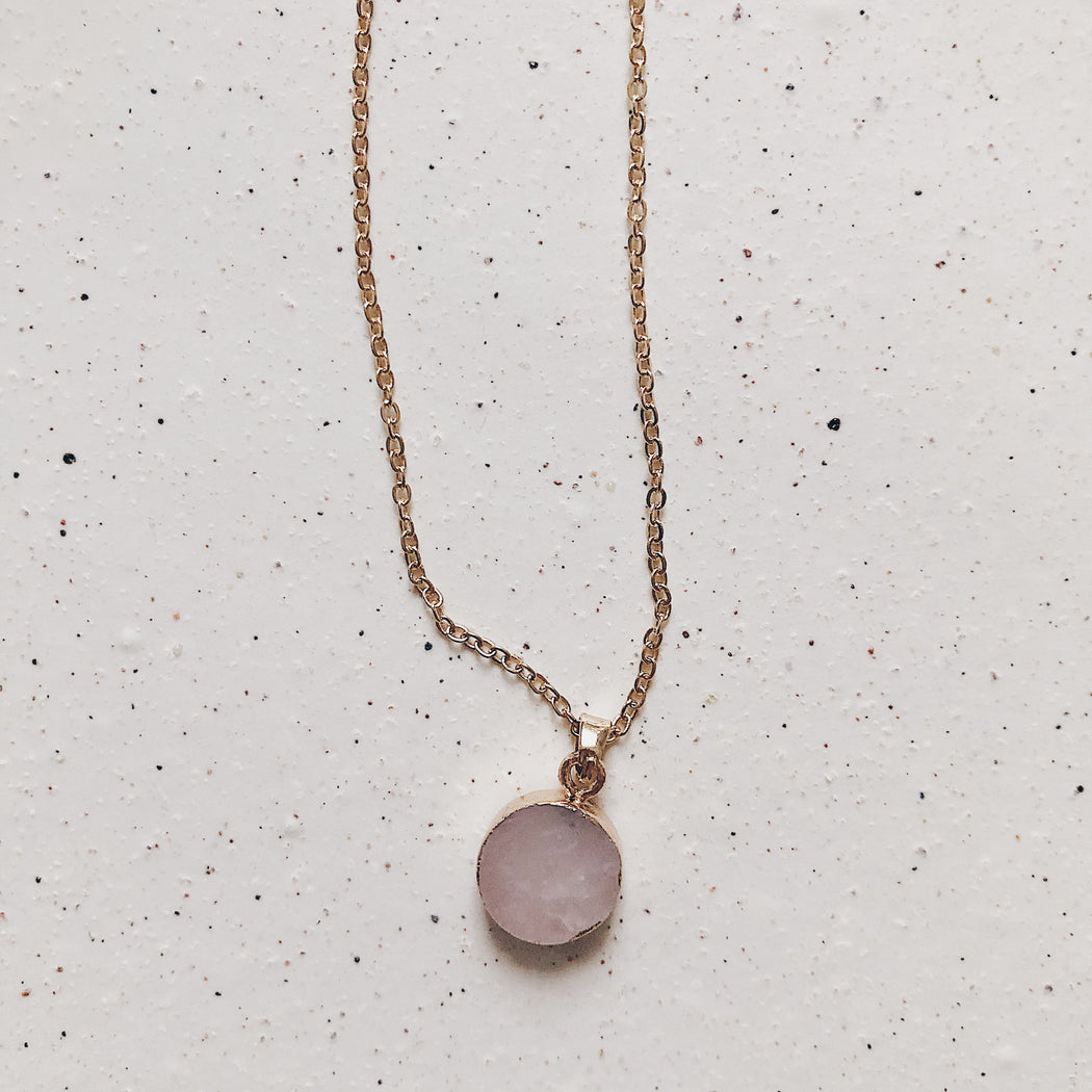 Renai necklace | Rose | Gold