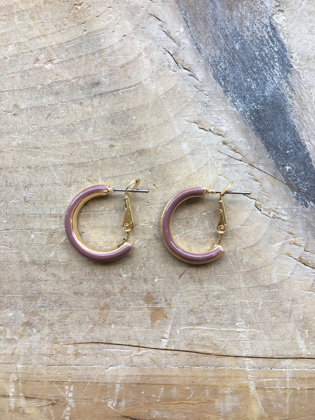 Naamah hoops - mauve