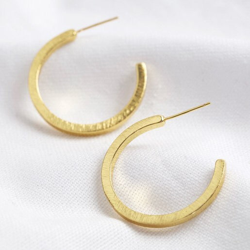 Llenya hoop earrings | Gold